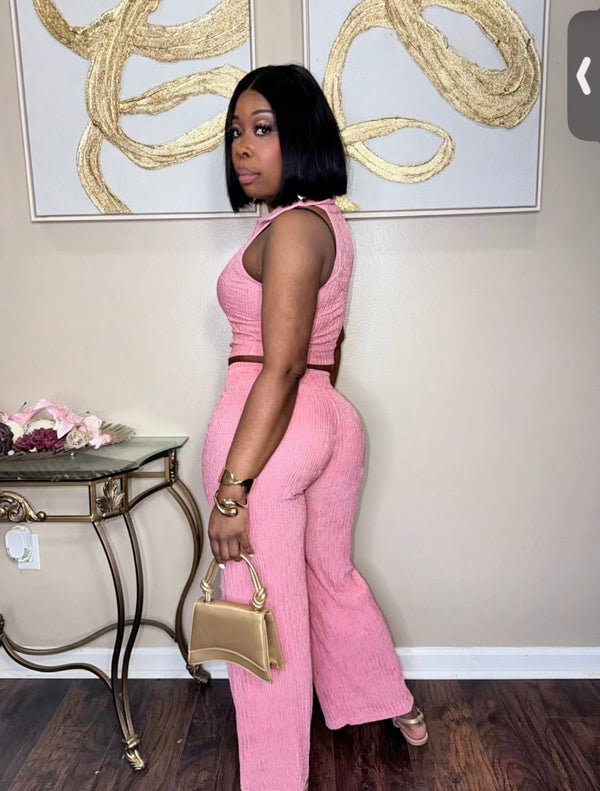 Fly Girl Set ( Pink) - Jesboujie Boutique LLC